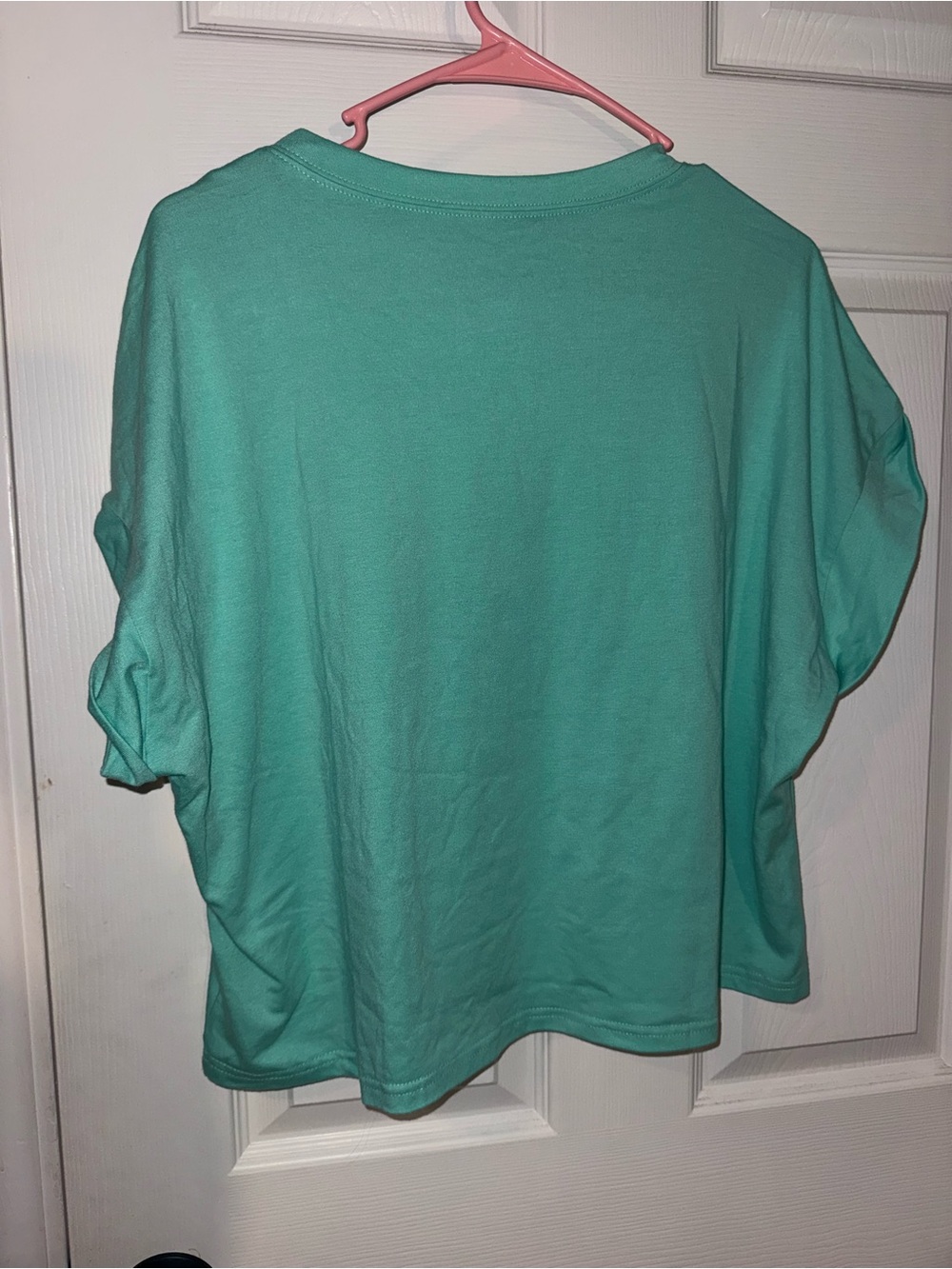 Women’s Crewneck Tee - Teal - Picture 2 of 4